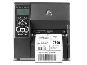 Термотрансферный принтер Zebra ZT230; 4’’, 203 dpi, Serial, USB, Ethernet (ZT23042-T0E200FZ)