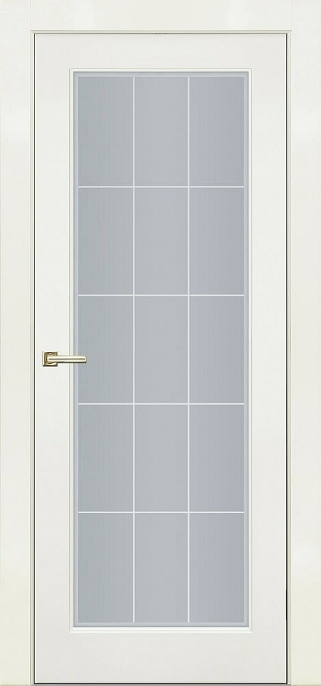 Дверь Фрамир MODERN эмаль ПО EMMA 1 Цвет:Бежевый Остекление:Прозрачное
