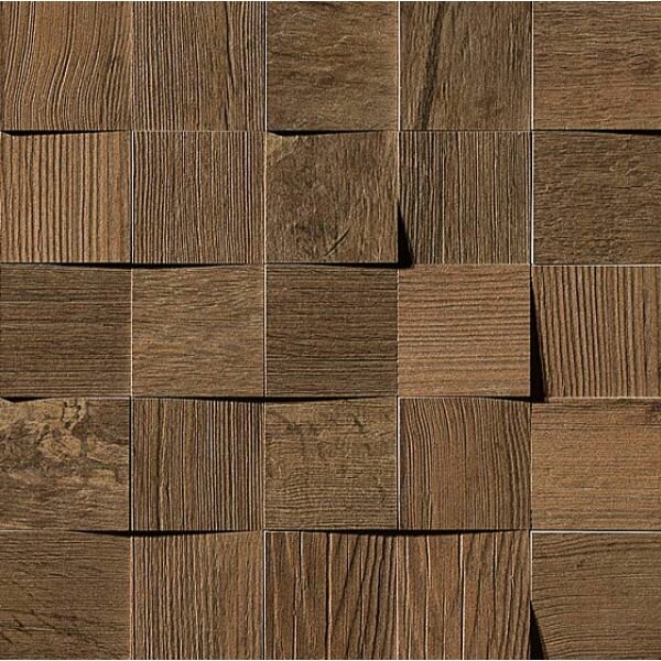 Плитка Atlas Concorde Axi Dark Oak Mosaico 3D AMV9 35x35