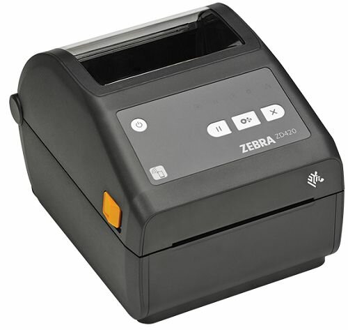 Термопринтер Zebra ZD420 ZD42042-D0E000EZ DT Printer ZD420; Standard EZPL, 203 dpi, EU and UK Cords, USB, USB Host, Modular Connectivity Slot