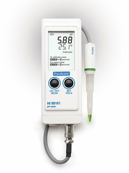 Hanna Instruments HI 99161 pH-метр/термометр для пищевых продуктов (pH/T)