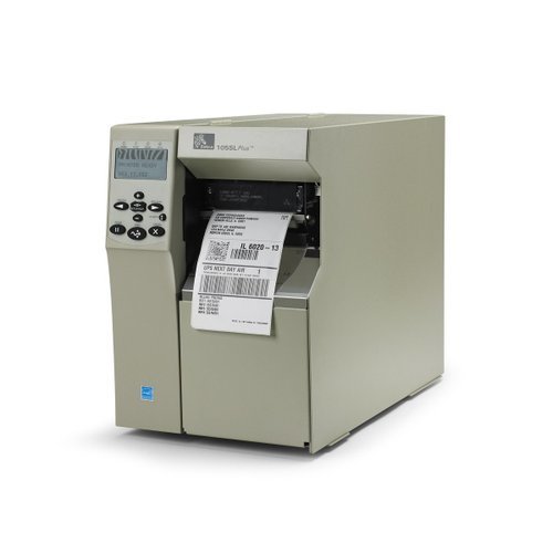 Принтер этикеток промышленного класса Zebra 105SL, TT, 203 dpi, USB, RS-232, LPT, LAN, нож 102-80E-00100