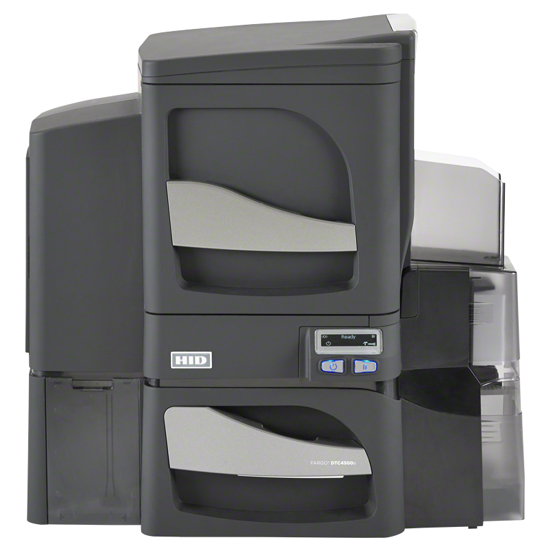 Принтер пластиковых карт Fargo (55400) DTC4500e с односторонним ламинатором и Ethernet, принтер пластиковых карт