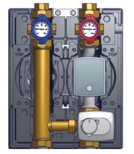 Насосный модуль Watts PASM32 без насоса, с сервомотором, арт.10026883