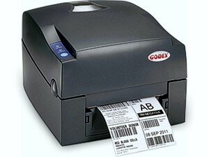 Принтер этикеток Godex GE330UES термотрансферный, 300 dpi, полдюймовая втулка риббона, USB+RS232+Ethernet
