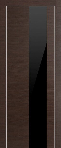 Profil Doors Z5 Венге Кроскут (черный глянец)