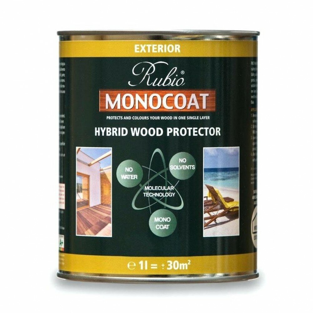 Цветное масло Rubio Monocoat Hybrid Wood Protector White 1 л