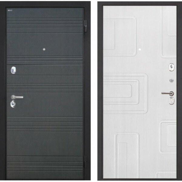 Двери Интекрон производства г. Йошкар-Ола Входная металлическая дверь Интекрон Спарта Элит Роял Вуд белый