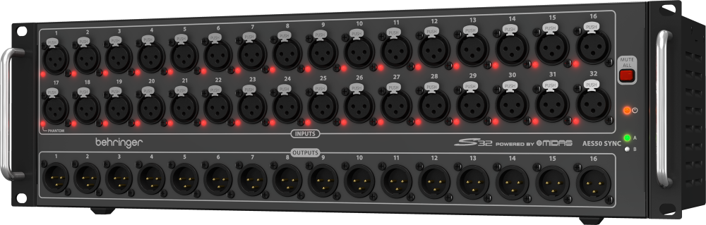 Behringer S32 блок коммутации для цифровых микшеров Х-серии