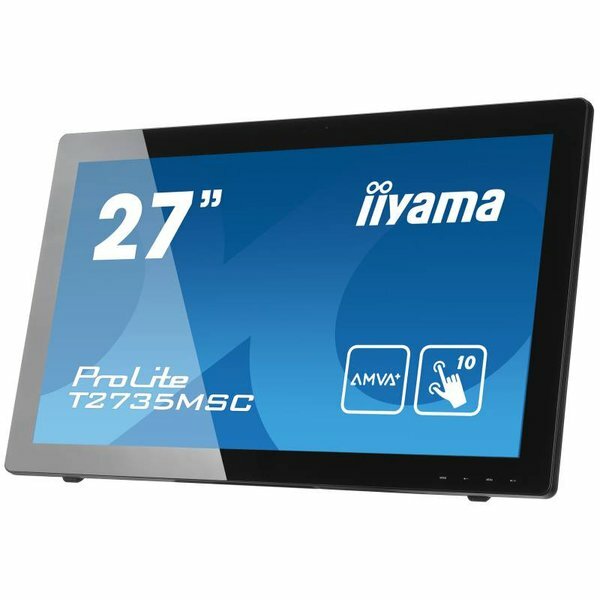 Монитор Iiyama 27quot; ProLite T2735MSC-B2 черный VA LED 5ms 16:9 DVI HDMI M/M матовая 300cd 178гр/178гр 1920x1080 D-Sub FHD USB Touch 8.2кг