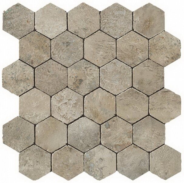 Мозаика Atlas Concorde Aix Cendre Honeycomb Tumbled 31х30 A0UC