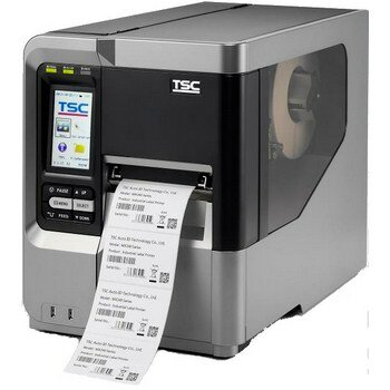 Принтер этикеток термотрансферный TSC MX340, промышленный, 300 dpi, 305 мм/с, 115 мм, USB, Ethernet, RS-232, LPT