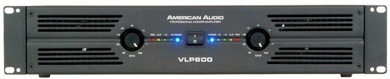 American Audio VLP600 усилитель мощности 300 Вт /4 Ом, 200 Вт / 8 Ом, моно 600 Вт /8 Ом