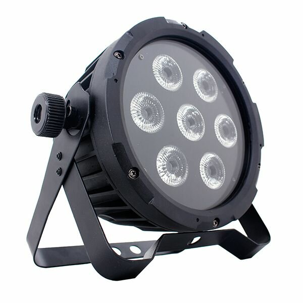 Nightsun SPC210M1 световой прибор LED PAR 7 x 10W (RGBWA 5 в 1), звук. актив, DMX512, авто
