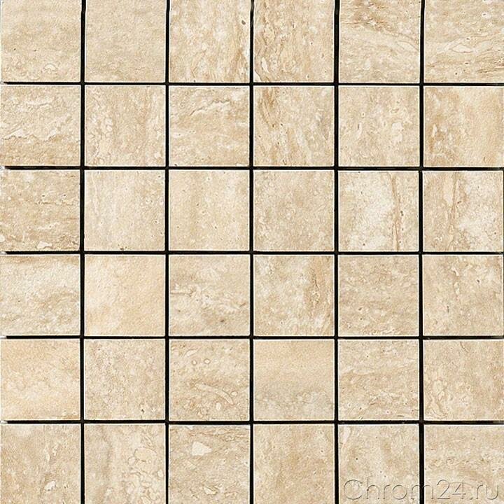NovaBell Absolute Mosaico Travertino Beige Lappato керамогранит (29,5 x 29,5 см) (ABS 445L)