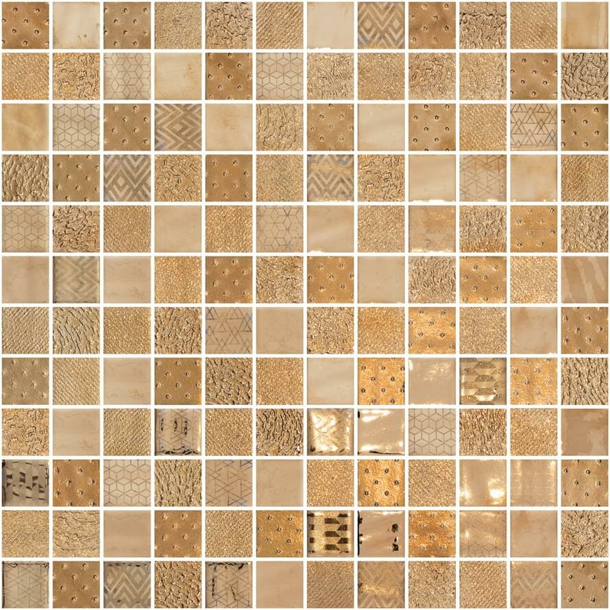 Мозаика Onix Mosaico Vulcano Sense Gold 31.1x31.1