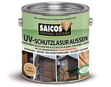 Saicos (Сайкос) Защитная лазурь от УФ-лучей для наружных и внутренних работ UV-schutzlazur aussen - 1181 Орех, 10 л, Производитель: SAICOS