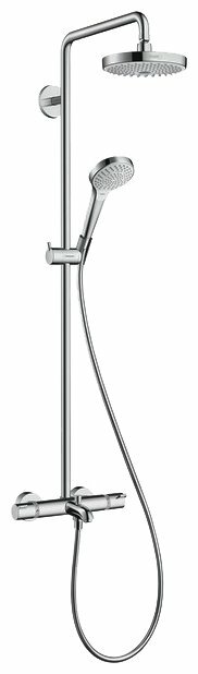 Душевая стойка hansgrohe Croma Select S 180 2jet Showerpipe 27351400 комбинированное