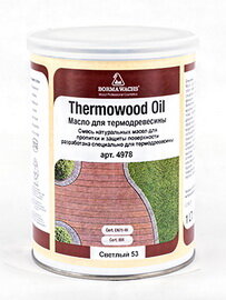 BORMA WACHS (Борма) Масло для термодревесины Thermowood Oil - 20 л, 63 Темный, Производитель: Borma