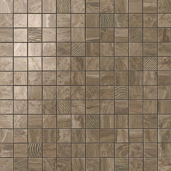 Керамогранит Atlas Concorde Supernova Marble мозаика Woodstone Taupe 30,5x30,5