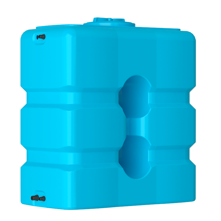 Бак для воды ATP 1000 синий прямоугольный Aquatech
