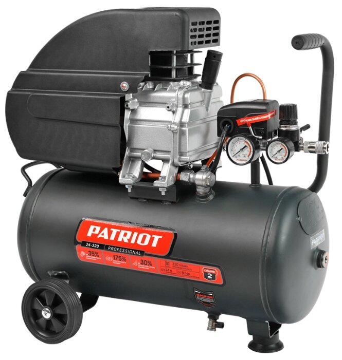 Компрессор масляный PATRIOT Professional 24-320, 24 л, 2 кВт