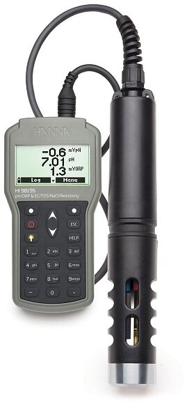 Hanna Instruments HI 98195 портативный мультипараметровый измеритель рН/ОВП/проводимости