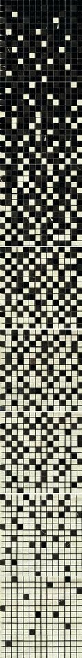 Декор Impronta Marmo D Digit Travertino Bianco Mosaico Sfumato 30.5х244