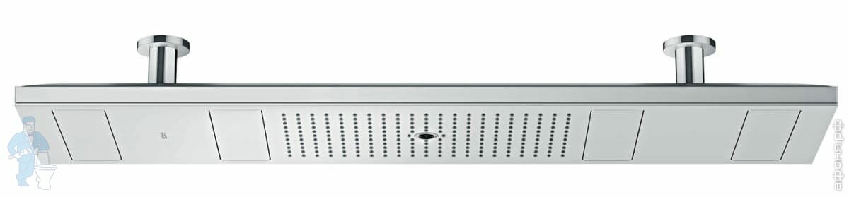 Верхний душ Axor Shower Heaven 10628000 (1200х300) 3 режима, подсветка 2700К, хром