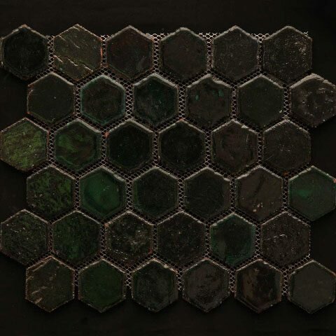 Мозаика Gaudi HEXA-7(2) глазурованная 28,3x24,5 см размер чипа 44x49 материал Керамика толщина 10 мм