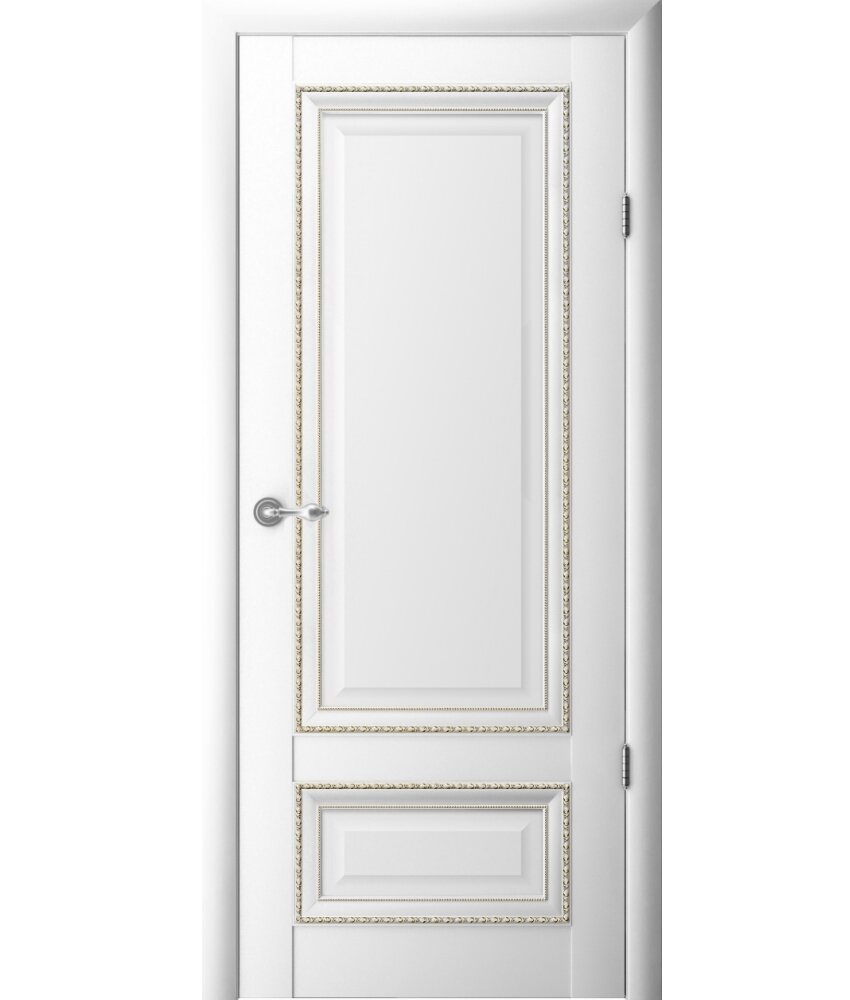 Межкомнатная дверь Версаль 1 Тип двери:глухая Размеры двери:2000х700 Цвет двери:Белый