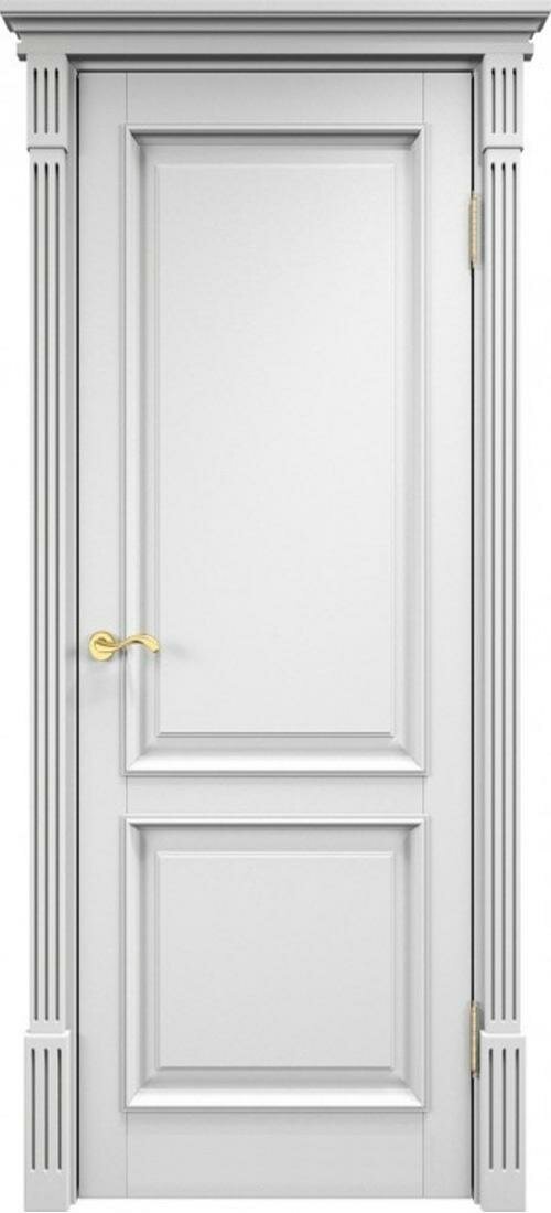 Дверь из массива сосны 112 Ш ПГ (Белая эмаль)