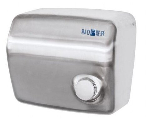 Сушилка для рук Nofer KAI с кнопкой 1500 W (01250.W / 01250.S / 1250.B) 1500 Вт