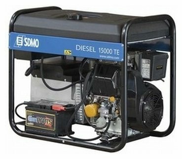 Дизельный генератор SDMO Diesel 15000 TE (9000 Вт)