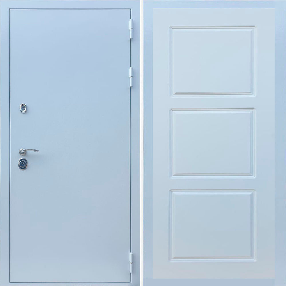 Входные двери Рекс (Rex). Металлическая дверь REX 5 антик белый серебро ФЛ-3 силк сноу