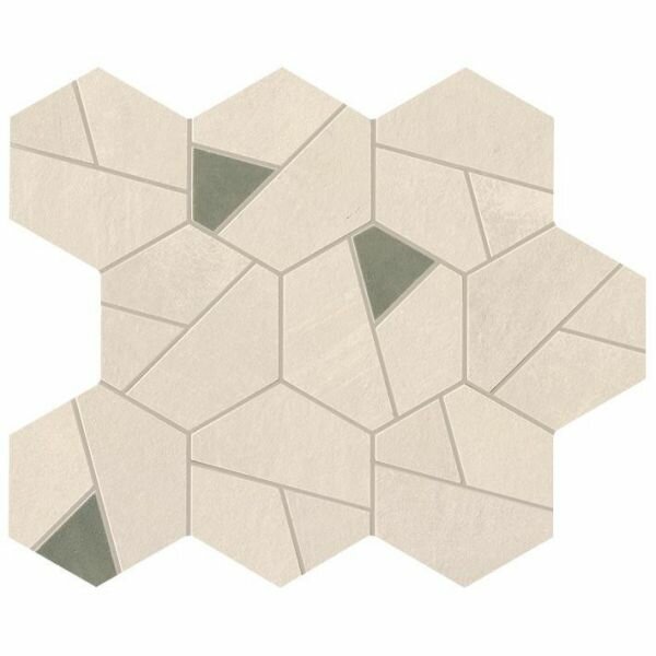 Плитка Atlas Concorde Boost Pro Ivory Mosaico Hex Olive A0QN