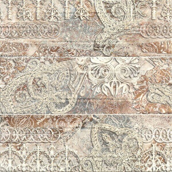 Керамическая плитка Декор APARICI Carpet Decor A-B-C Hill 25,1х75,6 композиция из 3шт