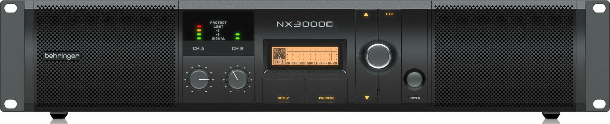 BEHRINGER NX3000D профессиональный усилитель мощности с DSP 3000 Вт