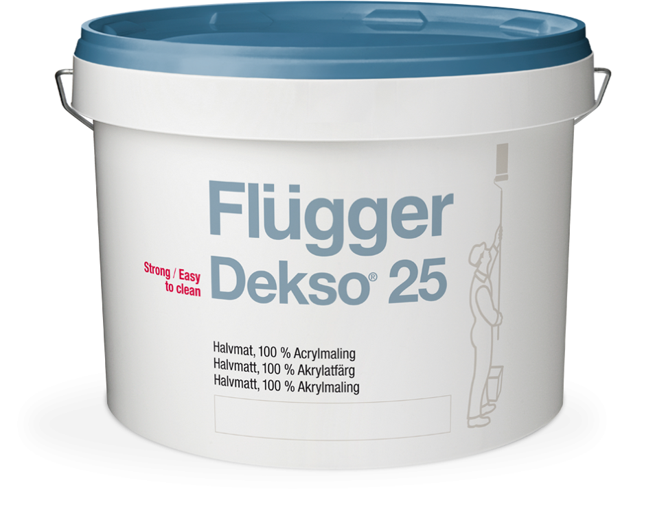 Flugger Dekso 25 | Флюгер Дексо 25 Краска суперстойкая полуматовая (9,1 л.)