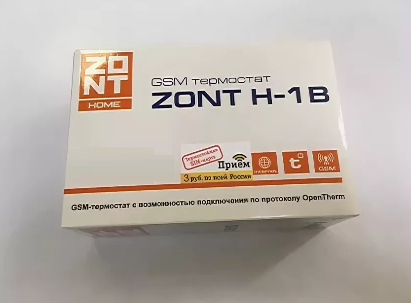 Система удаленного управления котлом ZONT H-1B со встроенным GSM модемом