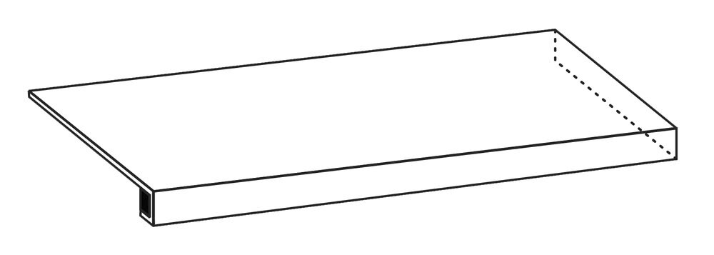 Ступень угловая из керамогранита Santprime;Agostino Nature Csagadha12_Gr.A.120DxNa.Ho.As ( шт)