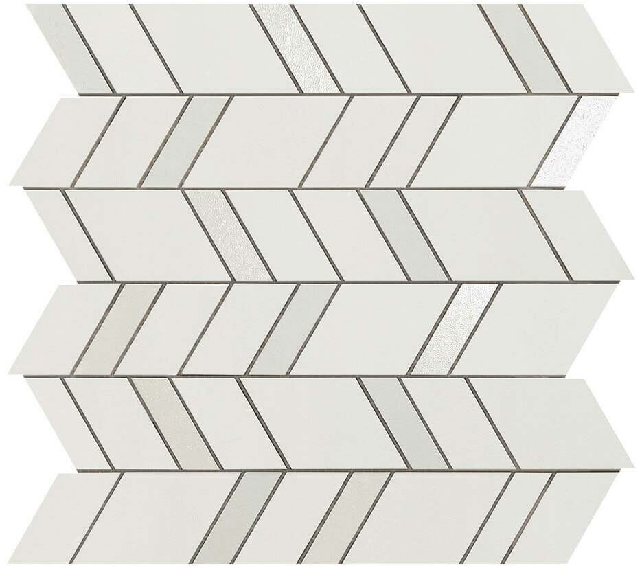 Atlas Concorde Mek Light Mosaico Chevron Wall 30.5x30.5 см настенная плитка