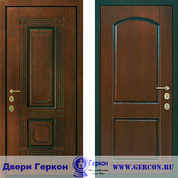 Дверьна заказ Геркон - ПШ-2/4 натуральный Шпон (100мм, 3К) дверь элит класса