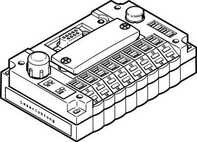 Электрический интерфейс Festo CPV10-GE-DI02-8