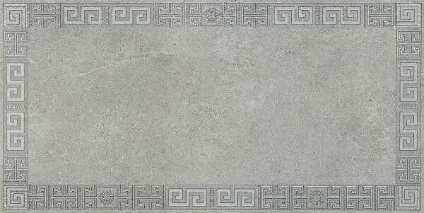 Керамогранит Versace (Версаче) 261102 Greek Cassettone Grigio 40x80 керамогранит декор матовый 40x80 Greek 261102