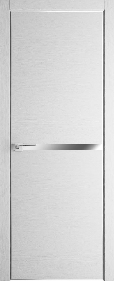Межкомнатная дверь экошпон PROFIL DOORS 11ZN с алюминиевой кромкой (Монблан)