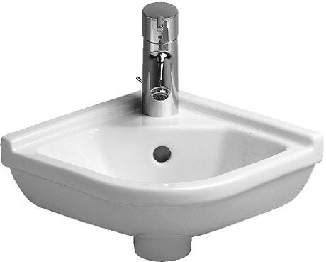 Рукомойник Duravit Starck 3 07524400001 43 см угловой с покрытием WonderGliss