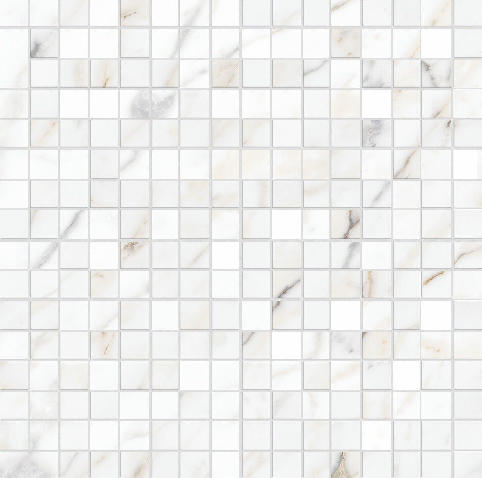 Мозаика Allmarble Wall Golden White Mosaico Lux 40х40