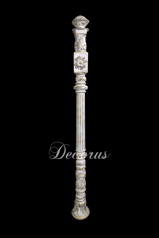 Декор из стекловолокна DECORUS SS-015 chrome Столб для лестниц
