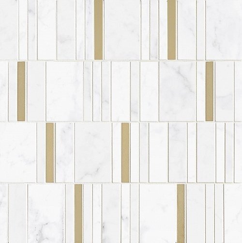 Мозаика Marazzi Allmarble Wall Altissimo Mosaico Barcode Lux M8HA 40x40